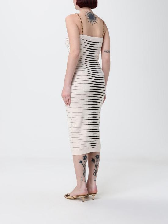 26SS 엘리자베타프랜치 롱 원피스 AM99S61E2 E84 Butter - ELISABETTA FRANCHI