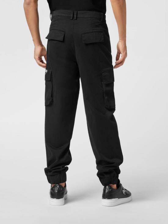 26SS 필립 플레인 트레이닝/조거 팬츠 AAECMRT1630PTE006N 02 Black - PHILIPP PLEIN