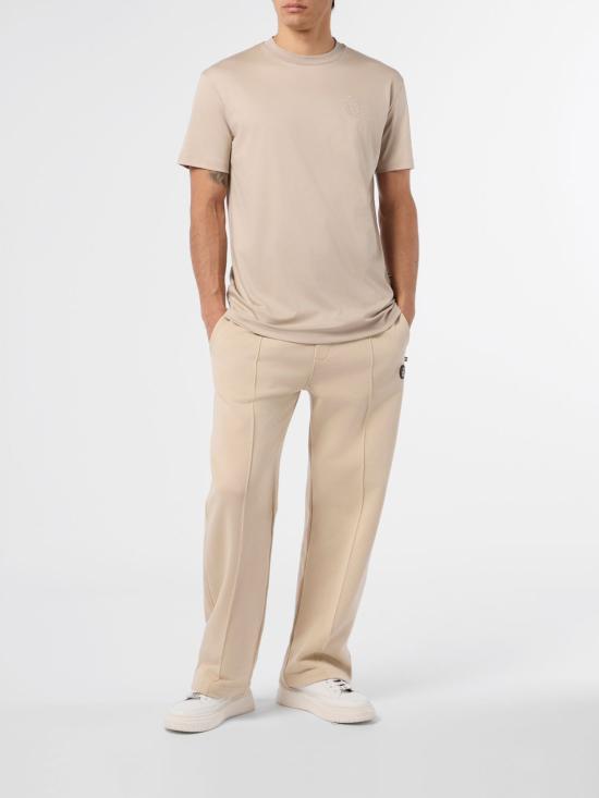 26SS 빌리어네어 반팔 티셔츠 BAFCMTK8954BTE014N 06 Beige - BILLIONAIRE