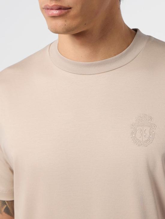 26SS 빌리어네어 반팔 티셔츠 BAFCMTK8954BTE014N 06 Beige - BILLIONAIRE