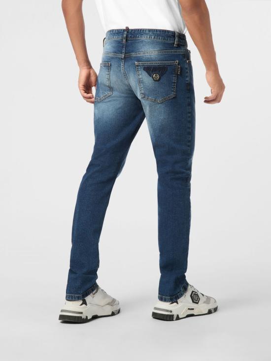 26SS 필립 플레인 데님 팬츠 AAECMDT4215PDE004N 24BR Denim - PHILIPP PLEIN