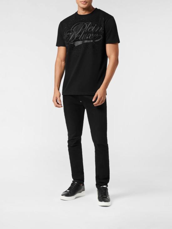 26SS 필립 플레인 반팔 티셔츠 AAECMTK8617PJY002N 02 Black - PHILIPP PLEIN
