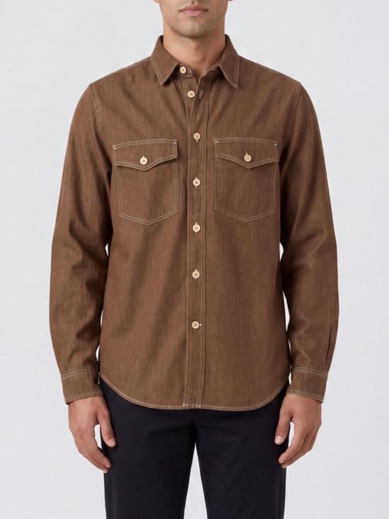 26SS 폴 스미스 긴팔 셔츠 M2R412ZV2261 5R Brown