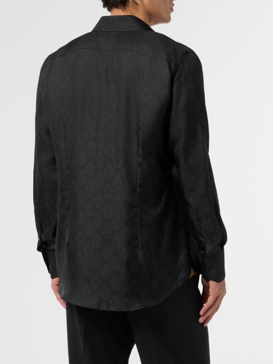 26SS 빌리어네어 긴팔 셔츠 BAFCMRP2564BTE065N 02 Black - BILLIONAIRE