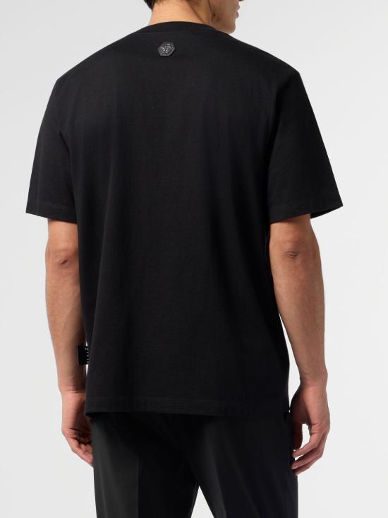 26SS 필립 플레인 반팔 티셔츠 SAFCMTK8404PJY002N 02 Black - PHILIPP PLEIN