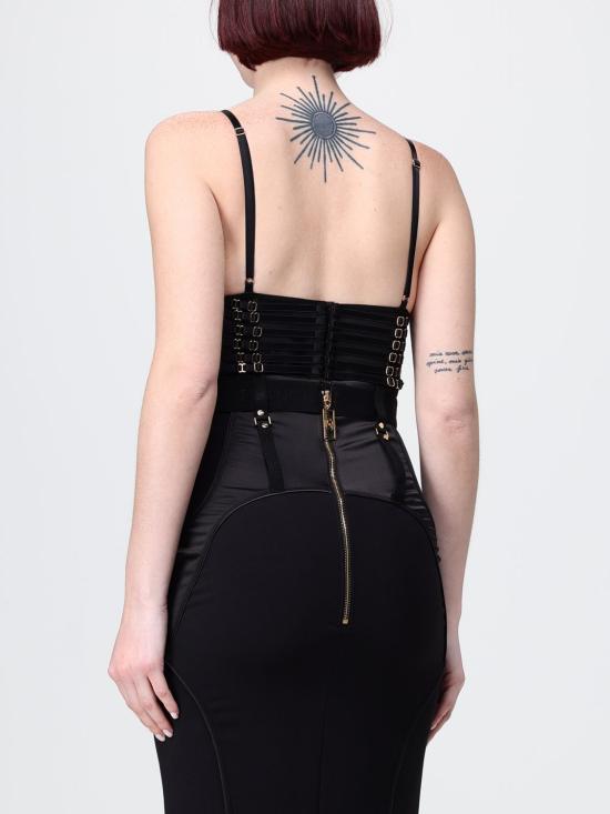 26SS 엘리자베타프랜치 긴팔 티셔츠 RG00962E2 110 Black - ELISABETTA FRANCHI