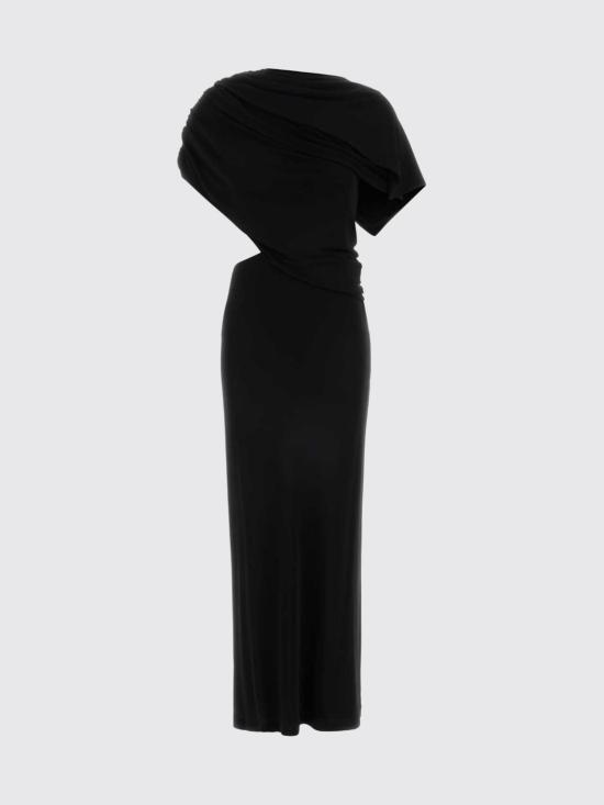 26SS 알베르타 페레티 롱 원피스 04380124 0555 Black - ALBERTA FERRETTI