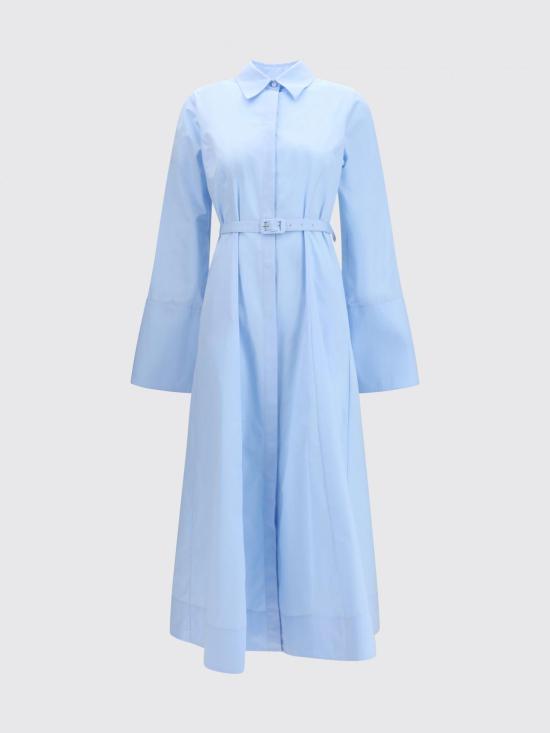 26SS 가브리엘라허스트 롱 원피스 2264138T119 LGB Gnawed Blue - GABRIELA HEARST