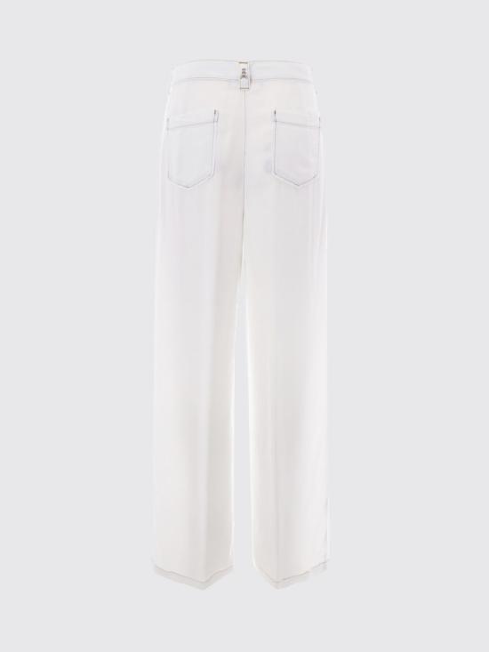 26SS 파트리지아페페 스트레이트 팬츠 2P1743D9A0 CB20 White - PATRIZIA PEPE