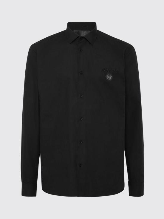 26SS 필립 플레인 긴팔 셔츠 AAECMRP2520PTE004N 02 Black - PHILIPP PLEIN