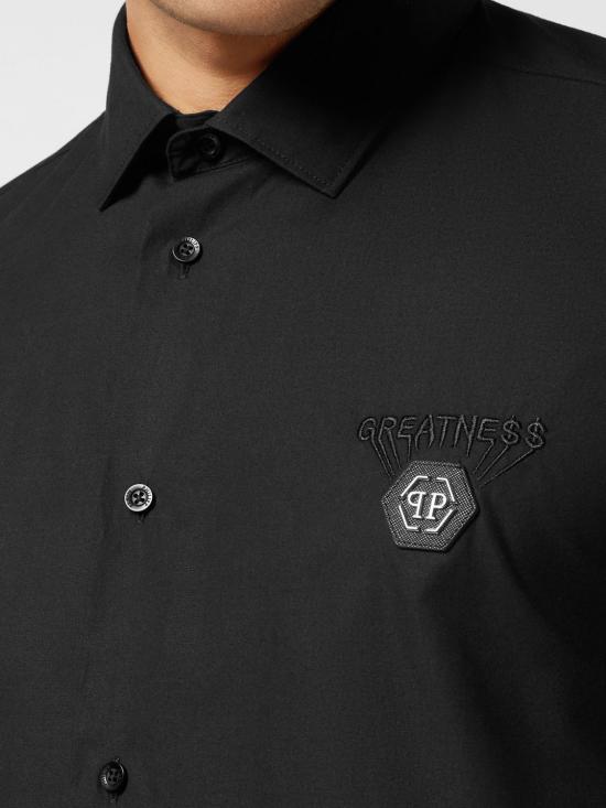 26SS 필립 플레인 긴팔 셔츠 AAECMRP2520PTE004N 02 Black - PHILIPP PLEIN