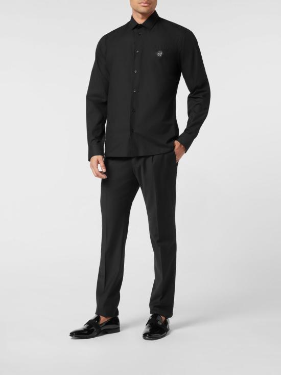 26SS 필립 플레인 긴팔 셔츠 AAECMRP2520PTE004N 02 Black - PHILIPP PLEIN