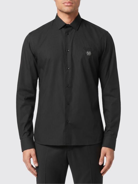 26SS 필립 플레인 긴팔 셔츠 AAECMRP2520PTE004N 02 Black