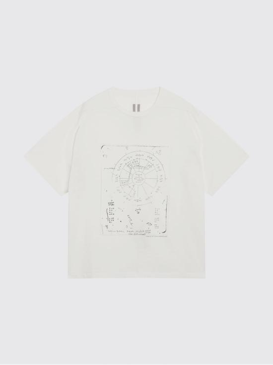26SS 릭 오웬스 반팔 티셔츠 RR01F2232JAEP1311 09 White - RICK OWENS
