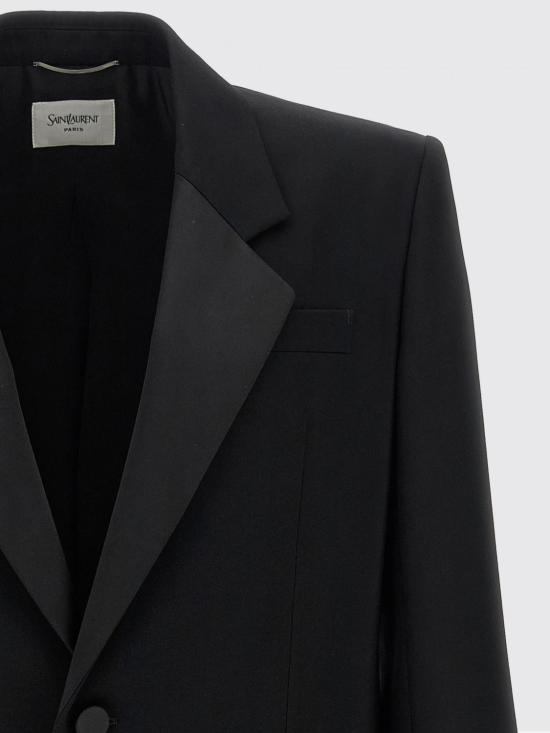 26SS 생로랑 수트 자켓 859869Y7E63 1000 Black - SAINT LAURENT