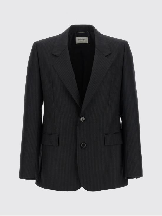 26SS 생로랑 수트 자켓 857994Y1M11 1066 Black - SAINT LAURENT
