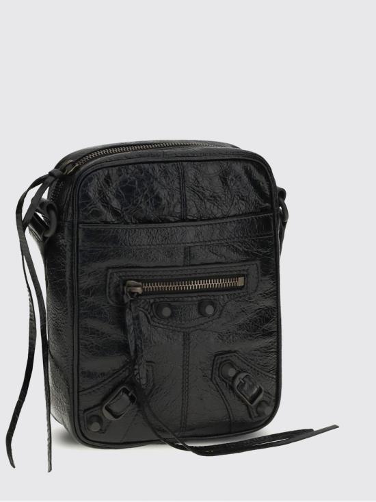 26SS 발렌시아가 르 시티 버티컬 크로스바디백 8677102ABEK 1000 Black - BALENCIAGA