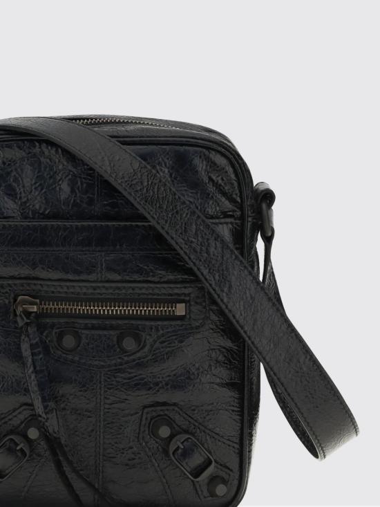 26SS 발렌시아가 르 시티 버티컬 크로스바디백 8677102ABEK 1000 Black - BALENCIAGA