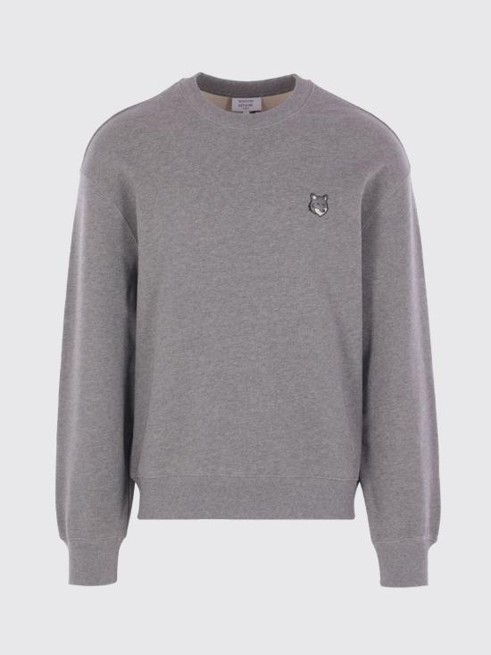 26SS 메종키츠네 폭스 헤드 컴포트 스웨트셔츠 PM00304KM0341 H131 Grey - MAISON KITSUNE