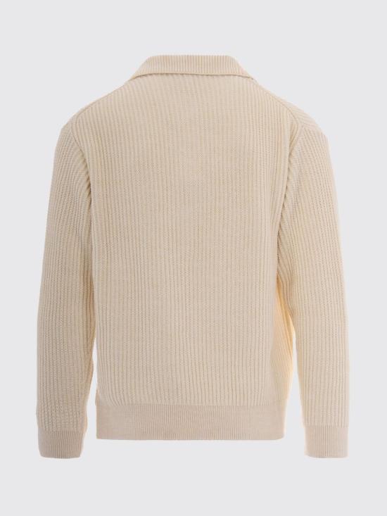 26SS 메종키츠네 폴로 티셔츠 QM00202KT1189 0431 Cream - MAISON KITSUNE