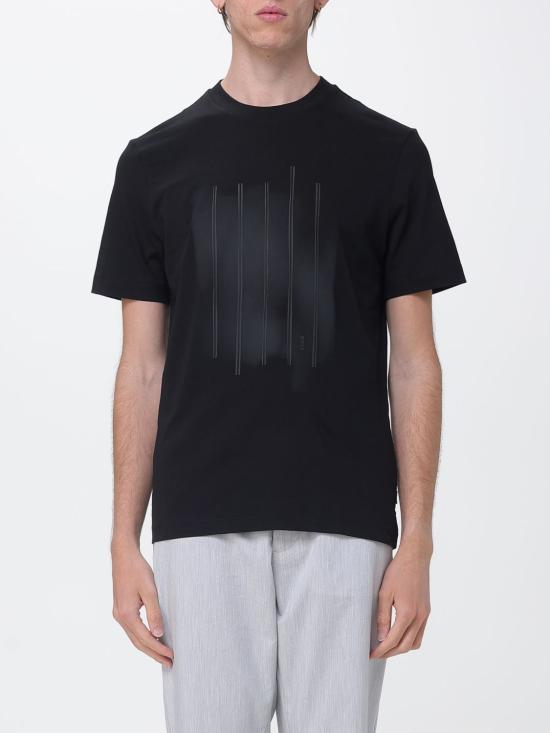 26SS 보스 반팔 티셔츠 50559754 001 Black