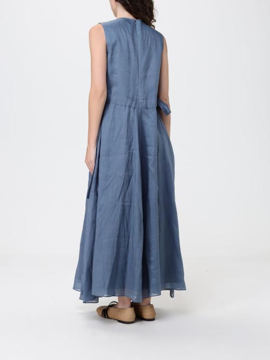 26SS 에스막스마라 롱 원피스 2619221113600 016 Gnawed Blue - 'S MAX MARA