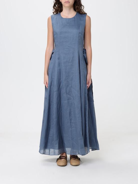 26SS 에스막스마라 롱 원피스 2619221113600 016 Gnawed Blue