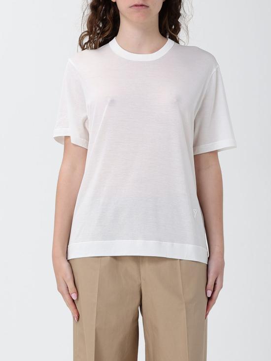 26SS 아미 ADC 패치 클래식 핏 반팔 티셔츠 FTS373JE0211 136 White