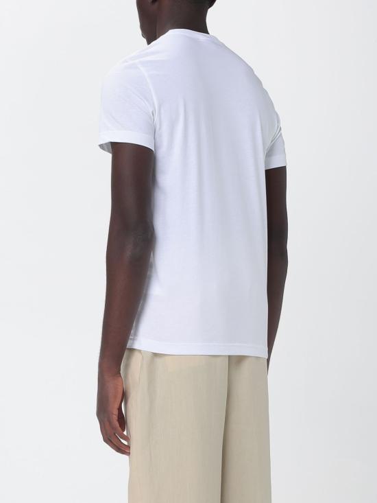 26SS 폴 스미스 슬림핏 코튼 티셔츠 M2R010RKZEBRA 01 White - PAUL SMITH