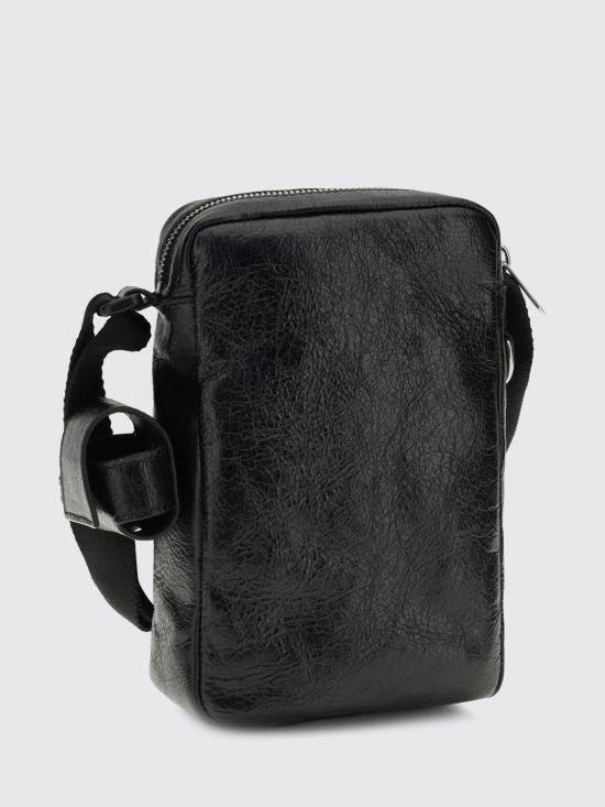 26SS 발렌시아가 슈퍼비지 버티컬 크로스바디백 867381210C8 1000 Black - BALENCIAGA