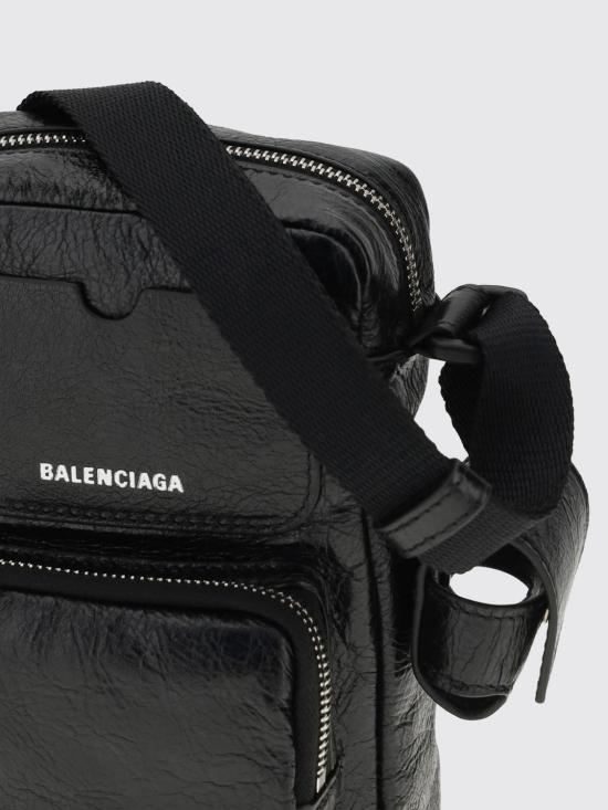 26SS 발렌시아가 슈퍼비지 버티컬 크로스바디백 867381210C8 1000 Black - BALENCIAGA