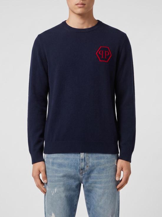 26SS 필립 플레인 스웨터 SAFCMKO1554PTE098N 24 Navy