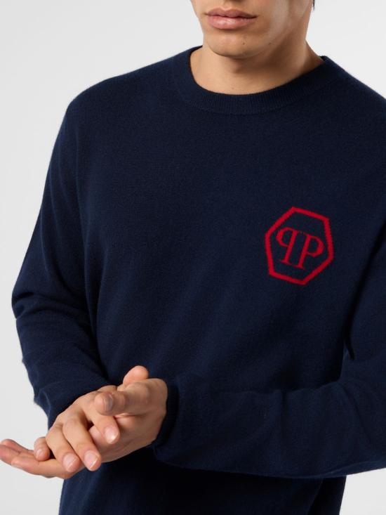 26SS 필립 플레인 스웨터 SAFCMKO1554PTE098N 24 Navy - PHILIPP PLEIN