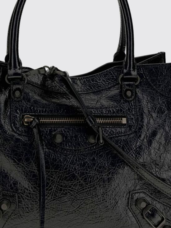 26SS 발렌시아가 르 시티 토트백 미니 8753662ABEK 1000 Black - BALENCIAGA
