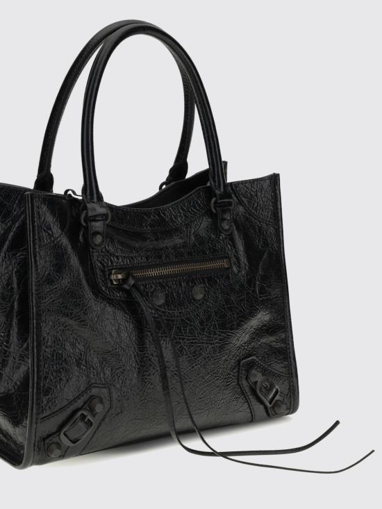 26SS 발렌시아가 르 시티 토트백 미니 8753662ABEK 1000 Black - BALENCIAGA