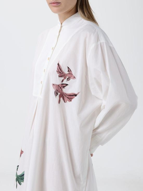 26SS 폴 스미스 미디 원피스 W1A334FU396 01 White - PAUL SMITH