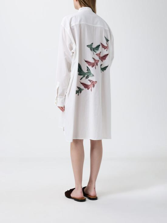 26SS 폴 스미스 미디 원피스 W1A334FU396 01 White - PAUL SMITH