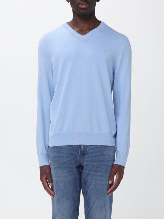 26SS 보스 스웨터 50556524 450 Gnawed Blue