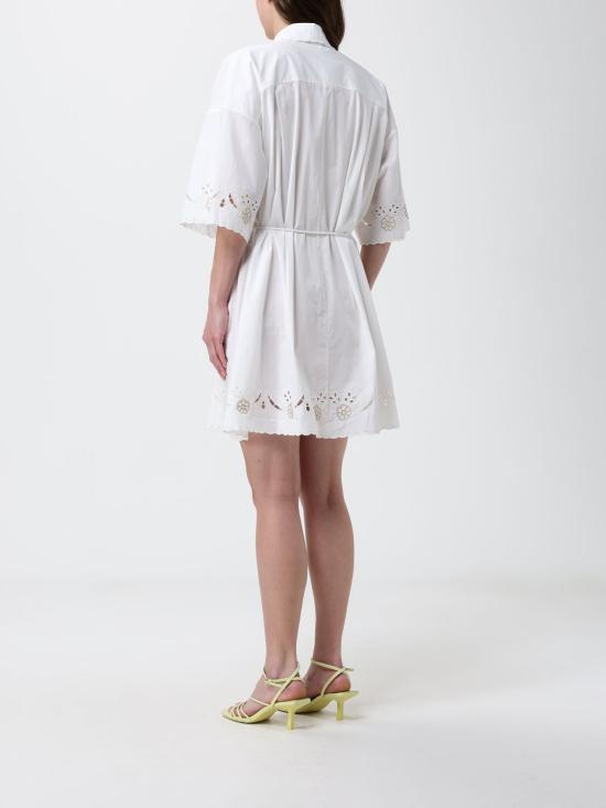 26SS 포르테포르테 미디 원피스 14847MYDRESS 19 White - FORTE FORTE