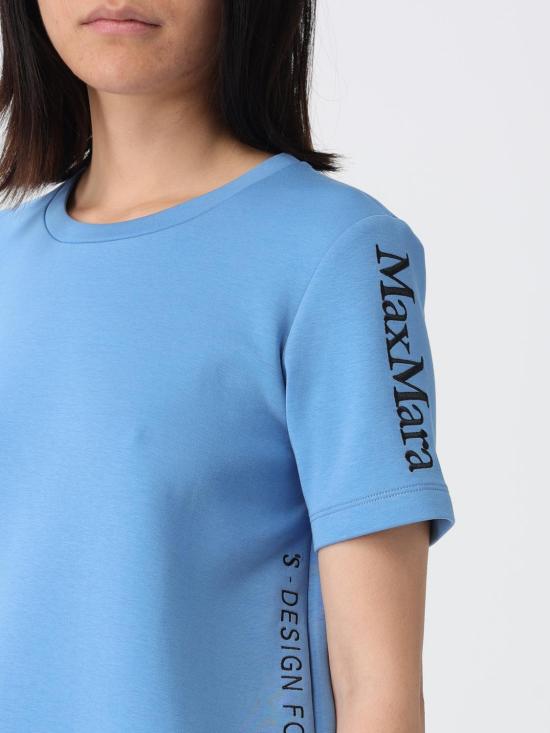 26SS 에스막스마라 반팔 티셔츠 2619971023600 004 Gnawed Blue - 'S MAX MARA