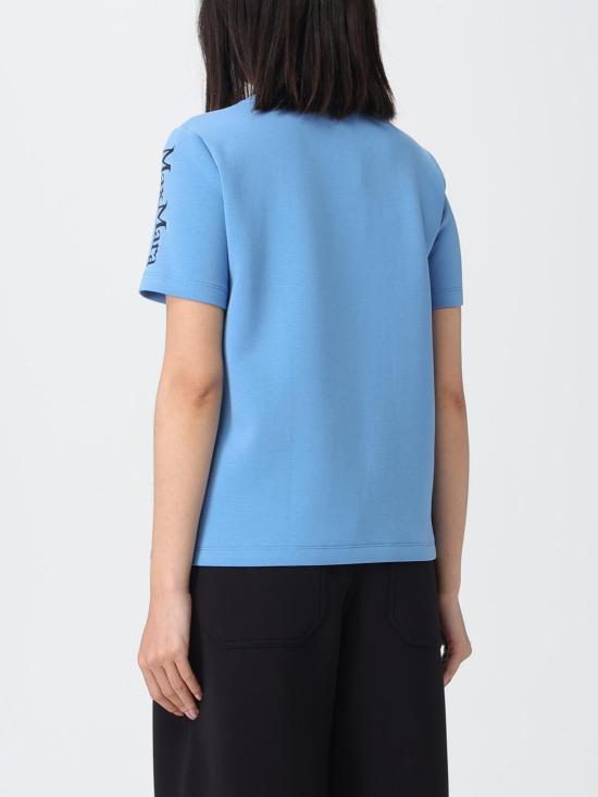 26SS 에스막스마라 반팔 티셔츠 2619971023600 004 Gnawed Blue - 'S MAX MARA