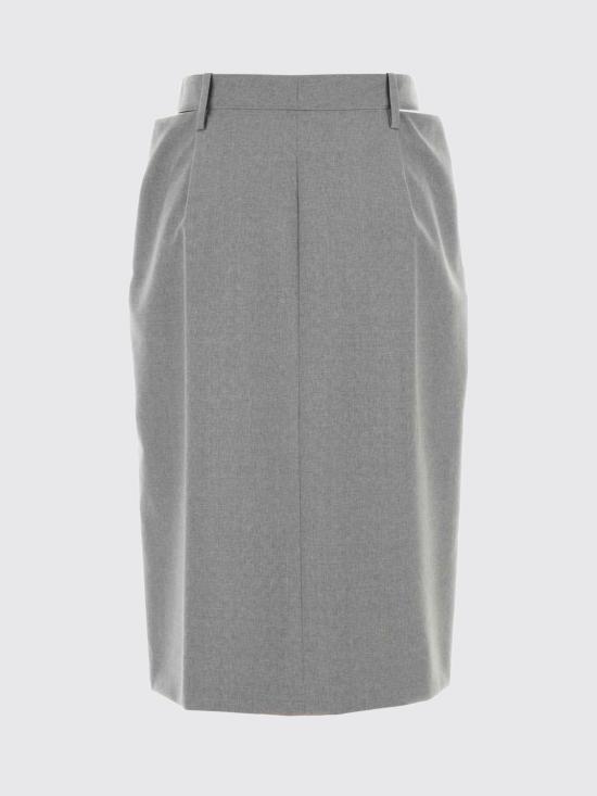 26SS 질샌더 미디 스커트 J03MA0287J40249 024 Grey - JIL SANDER