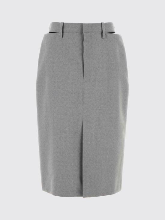 26SS 질샌더 미디 스커트 J03MA0287J40249 024 Grey - JIL SANDER