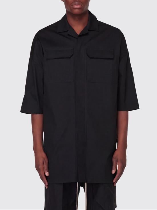26SS 릭 오웬스 반팔 셔츠 RU01F2298TE 09 Black