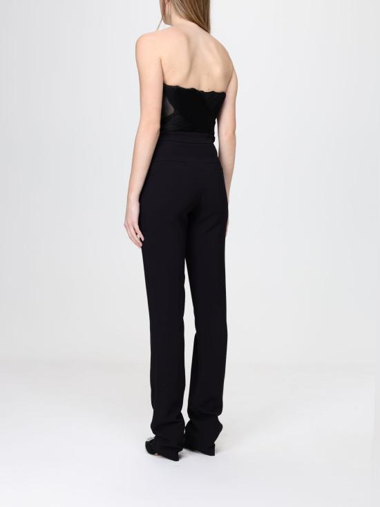26SS 엘리자베타프랜치 긴팔 티셔츠 TO06563E2 110 Black - ELISABETTA FRANCHI