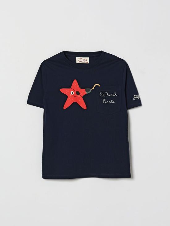 26SS [키즈] 세인트바쓰 티셔츠 EDD0001 01944L Blue