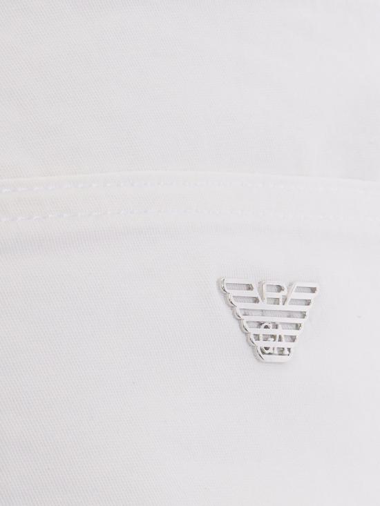 26SS 엠포리오 아르마니 스트레이트 팬츠 EM000121AF22611 U0003 Ice - EMPORIO ARMANI