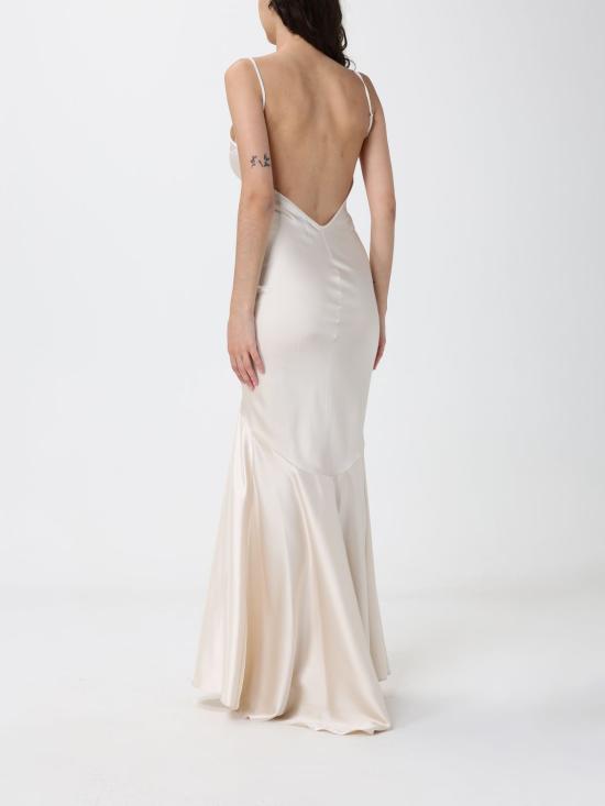 26SS 엘리자베타프랜치 롱 원피스 ABR3462E2 197 Beige - ELISABETTA FRANCHI