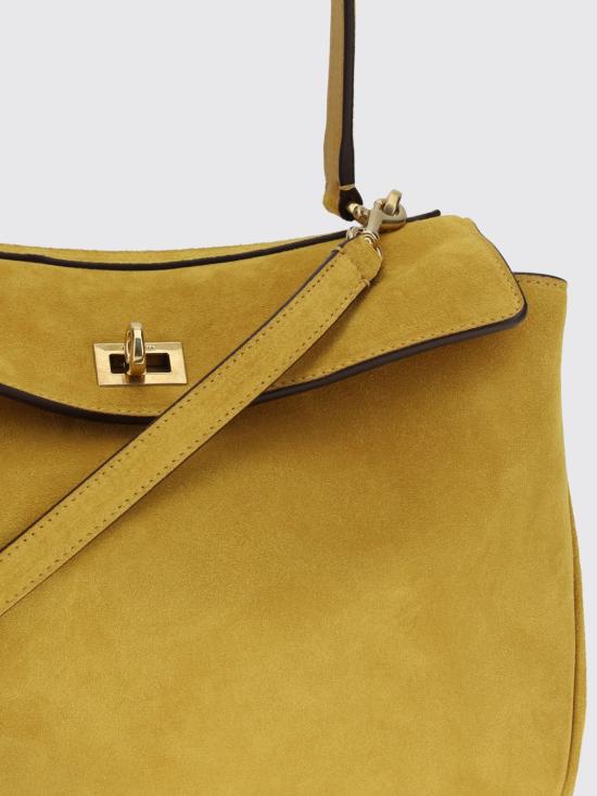 26SS 발렌시아가 로데오 스웨이드 스몰 토트백 7897792ACKO 7016 Yellow - BALENCIAGA