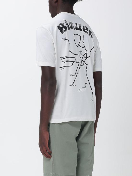 26SS 블라우어 반팔 티셔츠 BLUH02069007439 102 Ice - BLAUER